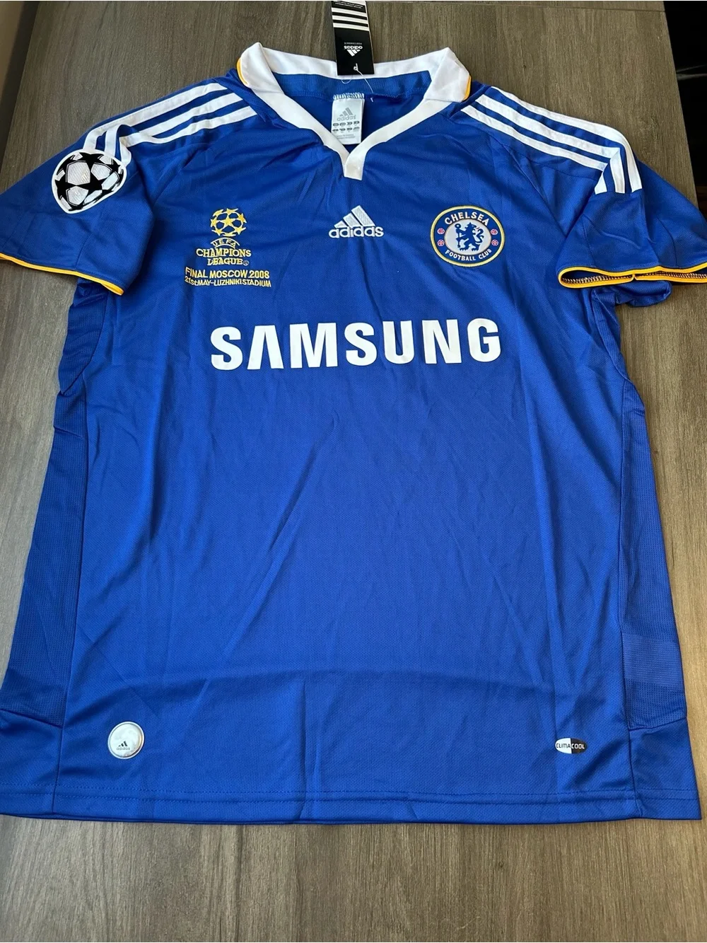 adidas Blue Lampard #8 Soccer Jersey